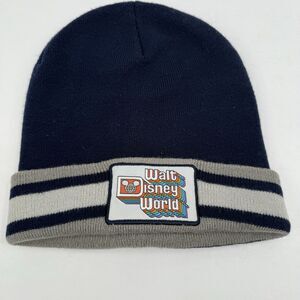Disney Parks Walt Disney World Unisex Blue Beanie Vacation Disneyland Trip OS